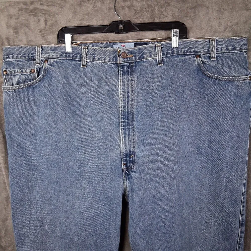 Vtg‎ Made In USA Levis 540 Straight Leg Mens Sz 54 Inseam 30 Medium Stone Wash